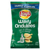 Lay's Wavy Salt & Vinegar Potato Chips, 235 g