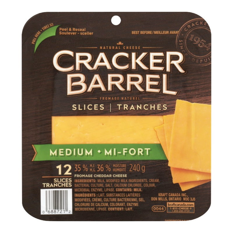 Cracker Barrel Slices, 240 g