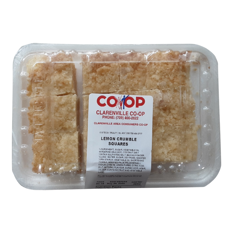Lemon Crumble Squares, 12 pk