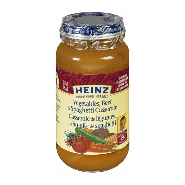 Heinz Vegetables, Beef & Spaghetti Casserole, 213 mL