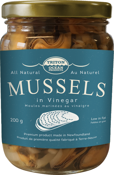 Trition Ocean Mussels in Vinegar, 200 g
