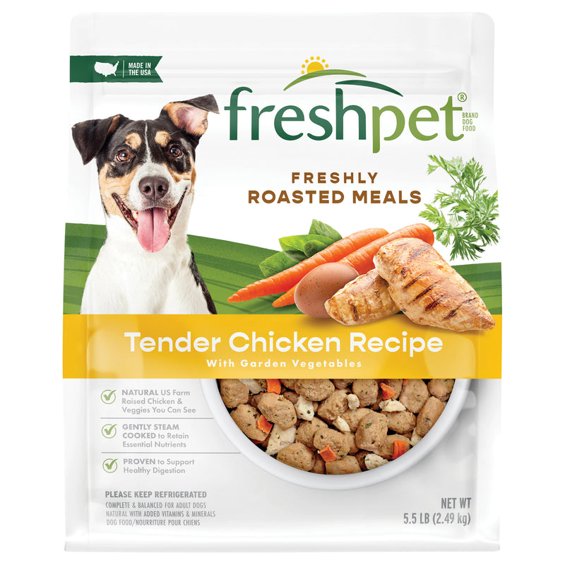 Freshpet Select Roasted Meals Chicken with Carrots and Spinach Recipe Dog Food, 2.50 kg