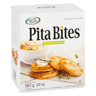 Sensible Portions Garlic'n Chives Pita Bites, 567 g