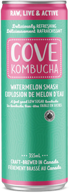 Cove Watermelon Smash Kombucha, 355 mL