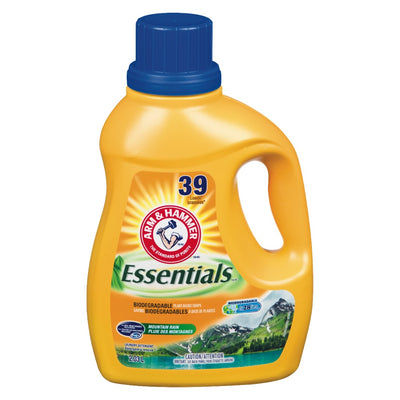 Arm & Hammer Essentials Mountain Rain Laundry Detergent, 2.03L