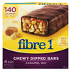 Fibre 1 Caramel Nut Chewy Dipped Bars, 132 g
