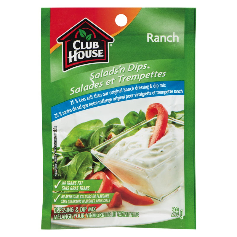 Club House Ranch Dressing & Dip Mix, 28 g