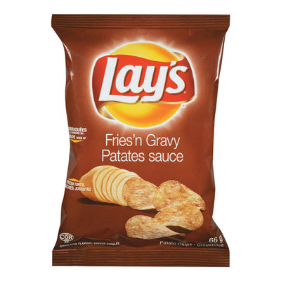 Lay's Fries'n Gravy Potato Chips, 66 g