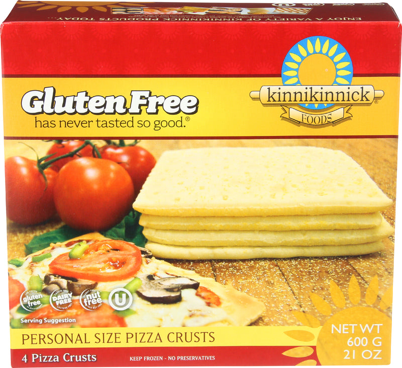 Kinnikinnick Personal Size Square Pizza Crusts, 600 g