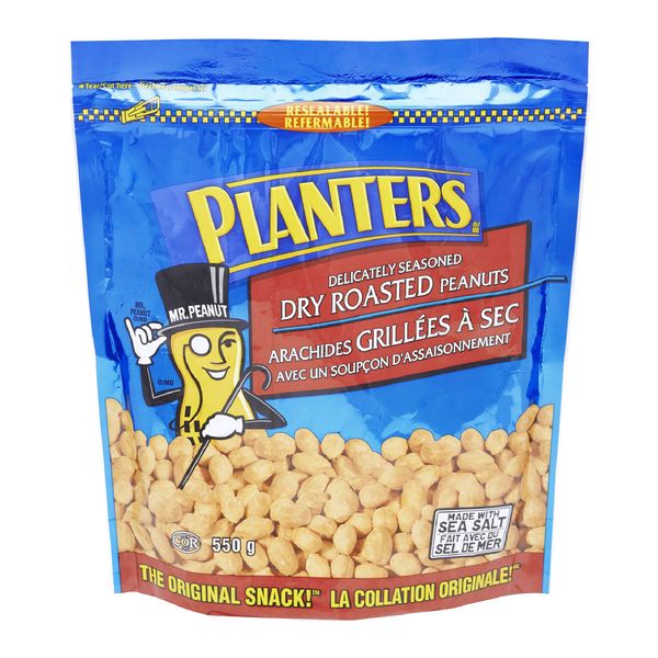 Planters Dry Roasted Peanuts, 550 g