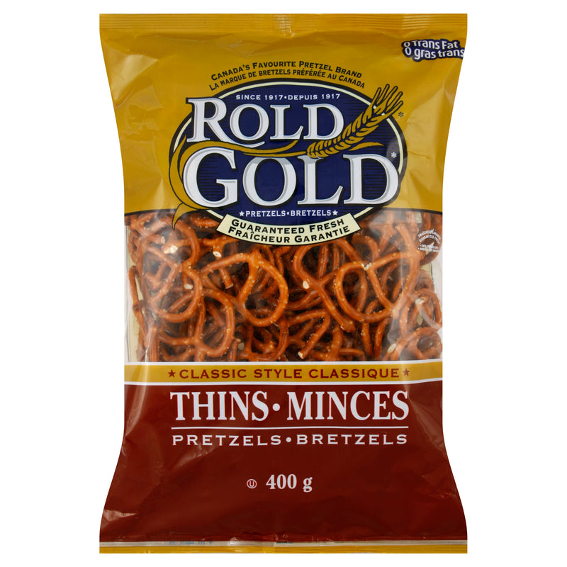 Rold Gold Classic Style Thins Pretzels, 400 g