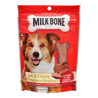 Milk Bone Soft & Chewy Filet Mignon, 113 g