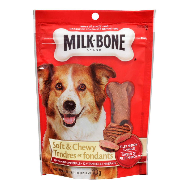 Milk Bone Soft & Chewy Filet Mignon, 113 g
