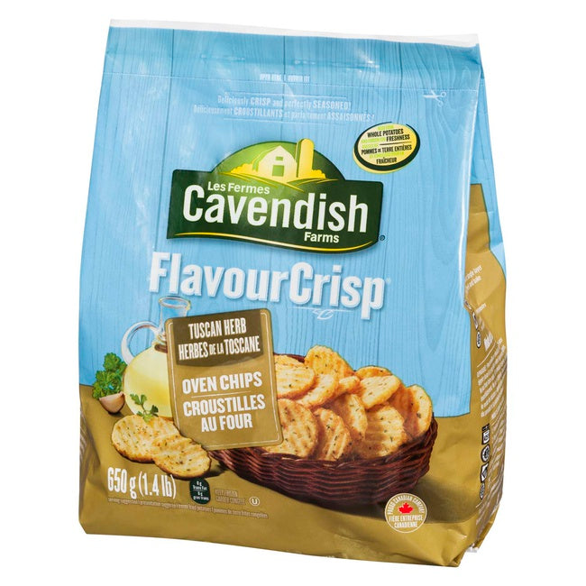 Cavendish Oven Crisp Tuscan Herb Oven Chips, 650 g