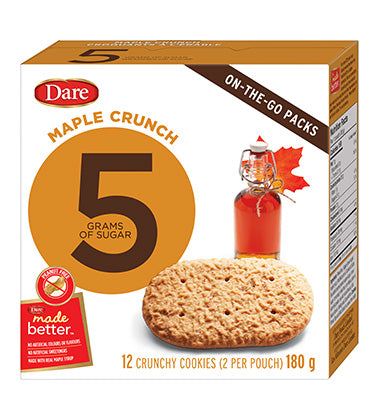 Dare Maple Crunch Cookies, 180 g, 12 ct