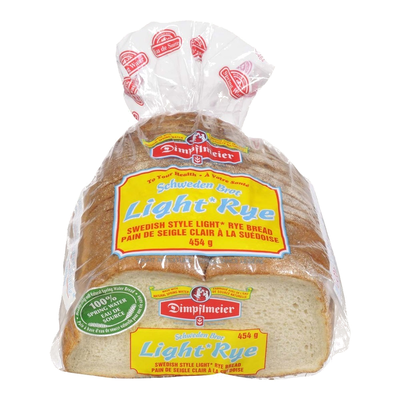Dimpilmeier Sweden Style Light Rye Bread, 454 g