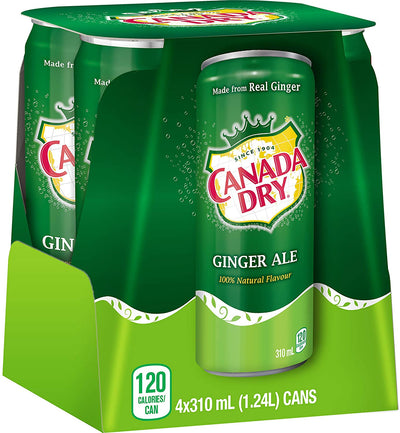 Canada Dry Ginger Ale, 4 ct