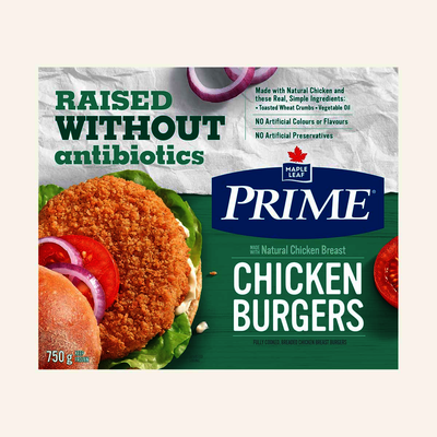 Maple Leaf Prime Chicken Burgers, 750 g
