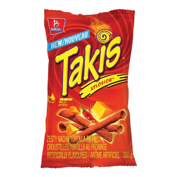 Takis Xplosion Zesty Nacho Chips, 280 g