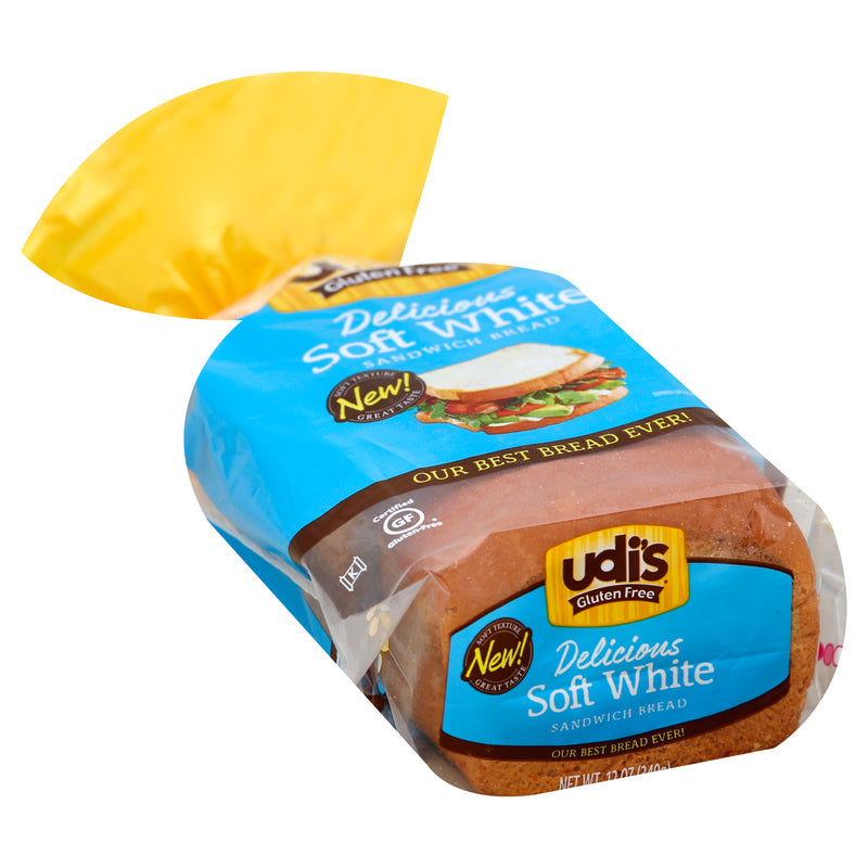Udi's Gluten Free Sandwich Bread White, 340 g