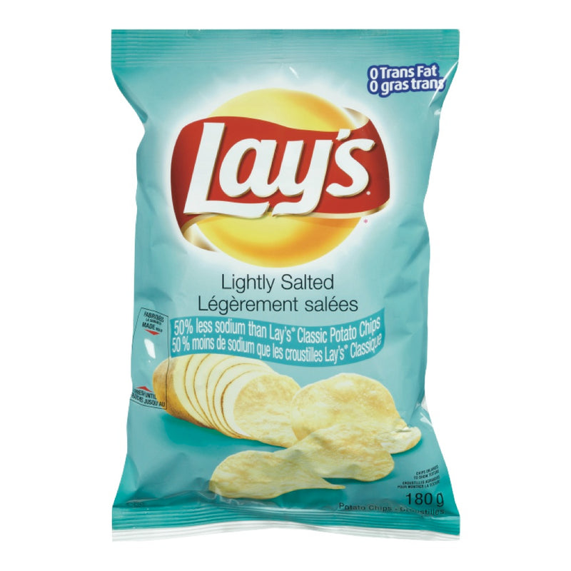 Lay's Lightly Salted Potato Chips, 165 g