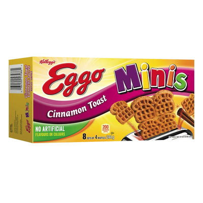 Eggo Mini Cinnamon Toast Waffles, 244 g