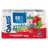 Oasis Hydra Fruit Strawberry-Kiwi Juice, 8 x 200mL