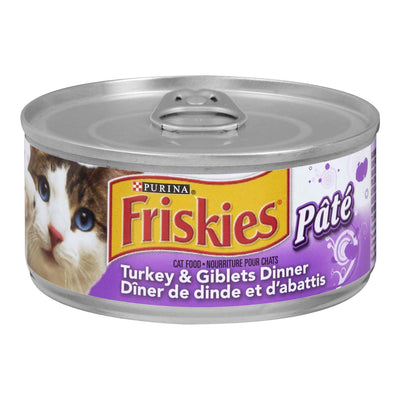 Friskies Turkey & Giblets Dinner Cat Food, 156 g