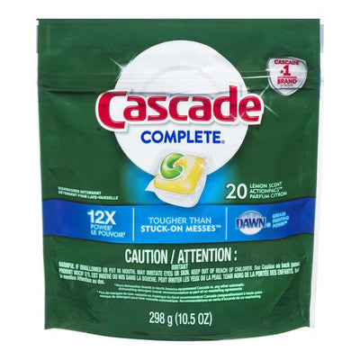 Cascade Complete Dish Detergent, 298 g