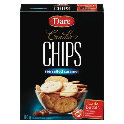 Dare Sea Salted Caramel Cookie Chips, 170 g
