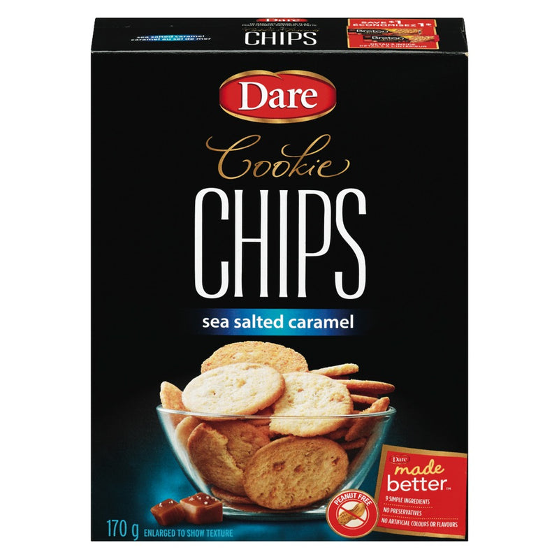 Dare Sea Salted Caramel Cookie Chips, 170 g