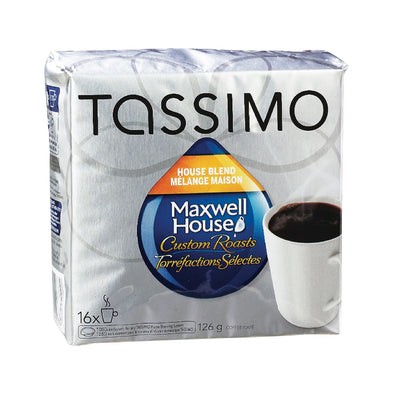 Tassimo House Blend Maxwell House Coffee, 126g   (16ct)