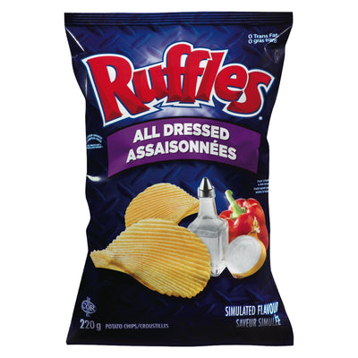 Ruffles All Dressed Potato Chips, 200 g