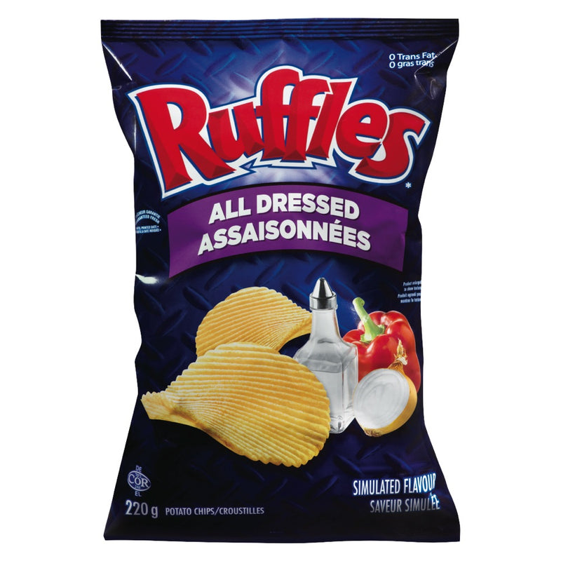 Ruffles All Dressed Potato Chips, 200 g