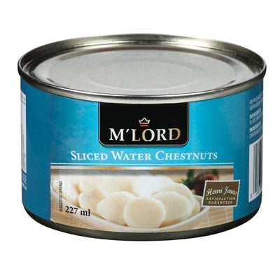 M'Lord Sliced Water Chestnuts, 227 mL