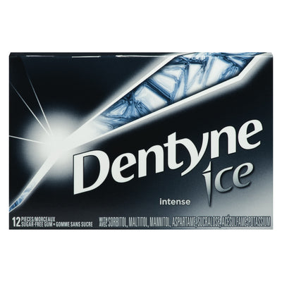 Dentyne Ice Sugar Free Intense Gum, 12 pieces