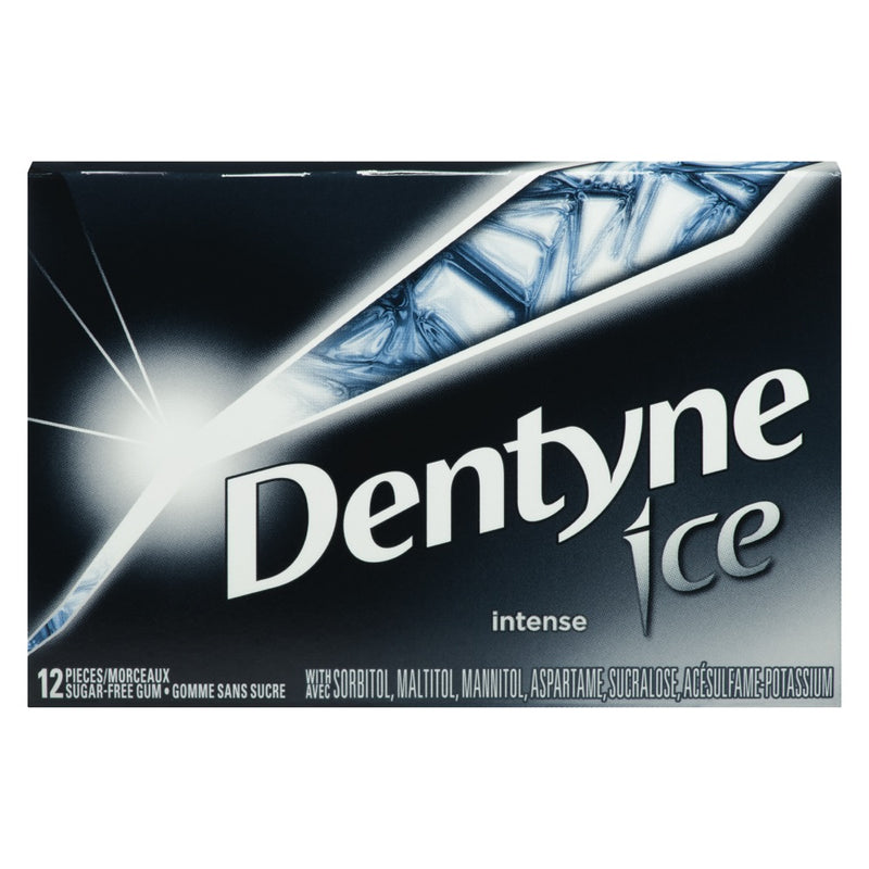 Dentyne Ice Sugar Free Intense Gum, 12 pieces