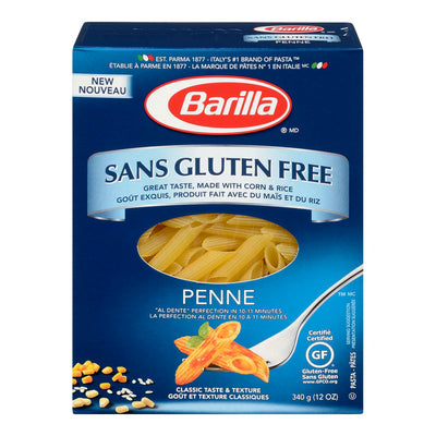 Barilla Sans Gluten Free Penne, 340 g