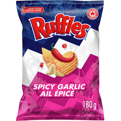 RUFFLES SPICY GARLIC