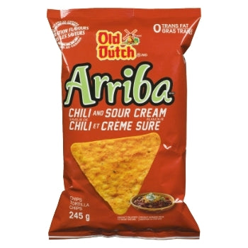 Old Dutch Arriba Chili and Sour Cream Chips, 245 g