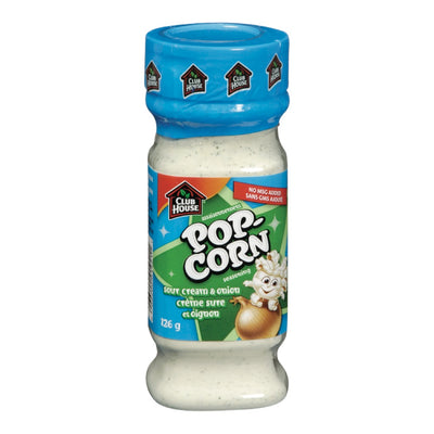 Club House Sour Cream & Onion Popcorn Seasoning, 126 g