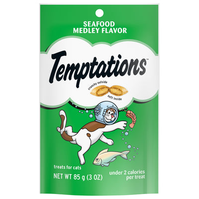Whiskas Temptations Seafood Medley Flavor, 85 g