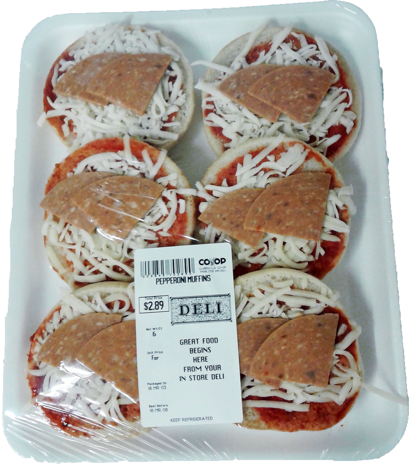 Pepperoni Muffins, 6 pk