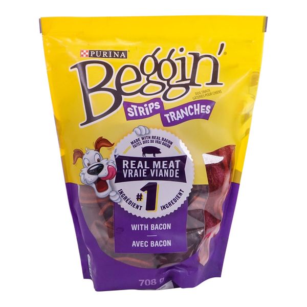 Beggin' Strips Dog Snack with Bacon, 708 g