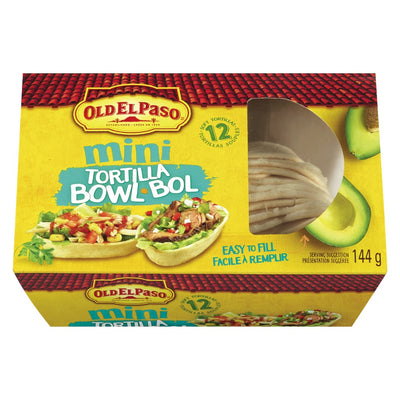 Old El Paso Mini Tortilla Bowls, 144 g   12 ct