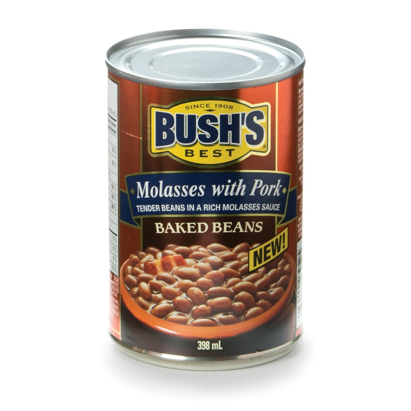 Bush's Best Molasses With Pork Baked Beans, 398 mL
