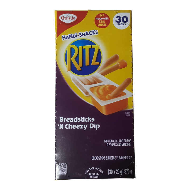 HANDI SNACKS BREADSTICKS & CHEESE DIP