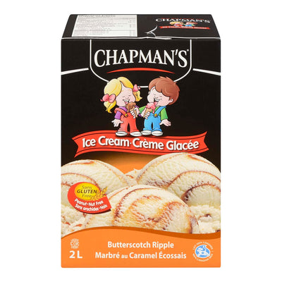 Chapman's Butterscotch Ripple Ice Cream Brick, 2L