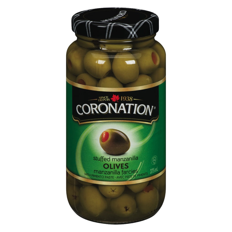 Coronation Stuffed Manzanilla Olives, 375 mL
