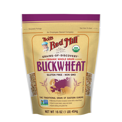 Bob's Red Mill Organic Whole Grain Buckwheat, 454 g